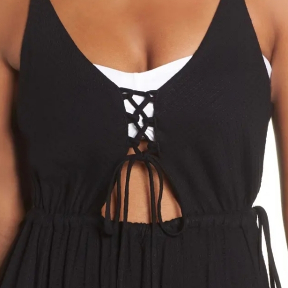 O'Neill Cory Open Back Cover-Up Midi Dress / SIZE S - Picture 4 of 8